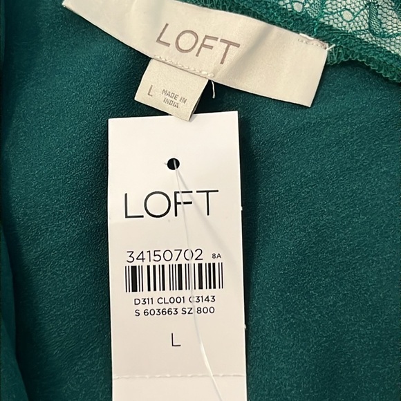 LOFT Lace Back Halter Cami - Picture 12 of 14